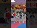 Basic Sparring Technique: Front leg roundhouse follow-up with back leg roundhouse #shorts #fyp