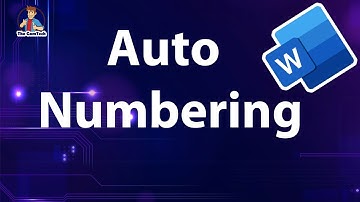 How to Auto numbering in word ដាក់លេខរៀងដោយស្វ័យប្រវត្តិ | rean khmer computer