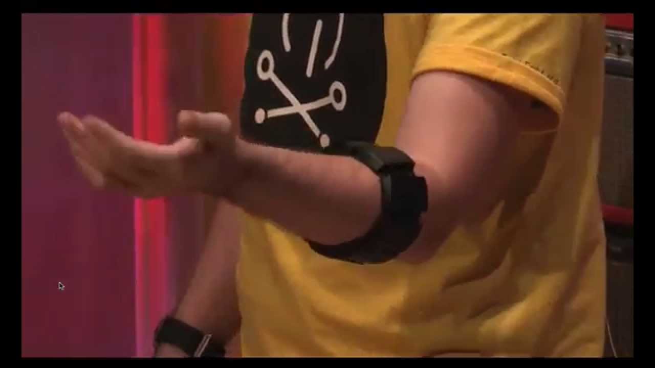 Using the Myo as a MIDI controller - Music Tech Fest London 2014