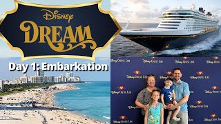 Disney Dream Cruise | Day 1: Embarkation, Room Tour, Oceaneers Club & Royal Palace Dinner