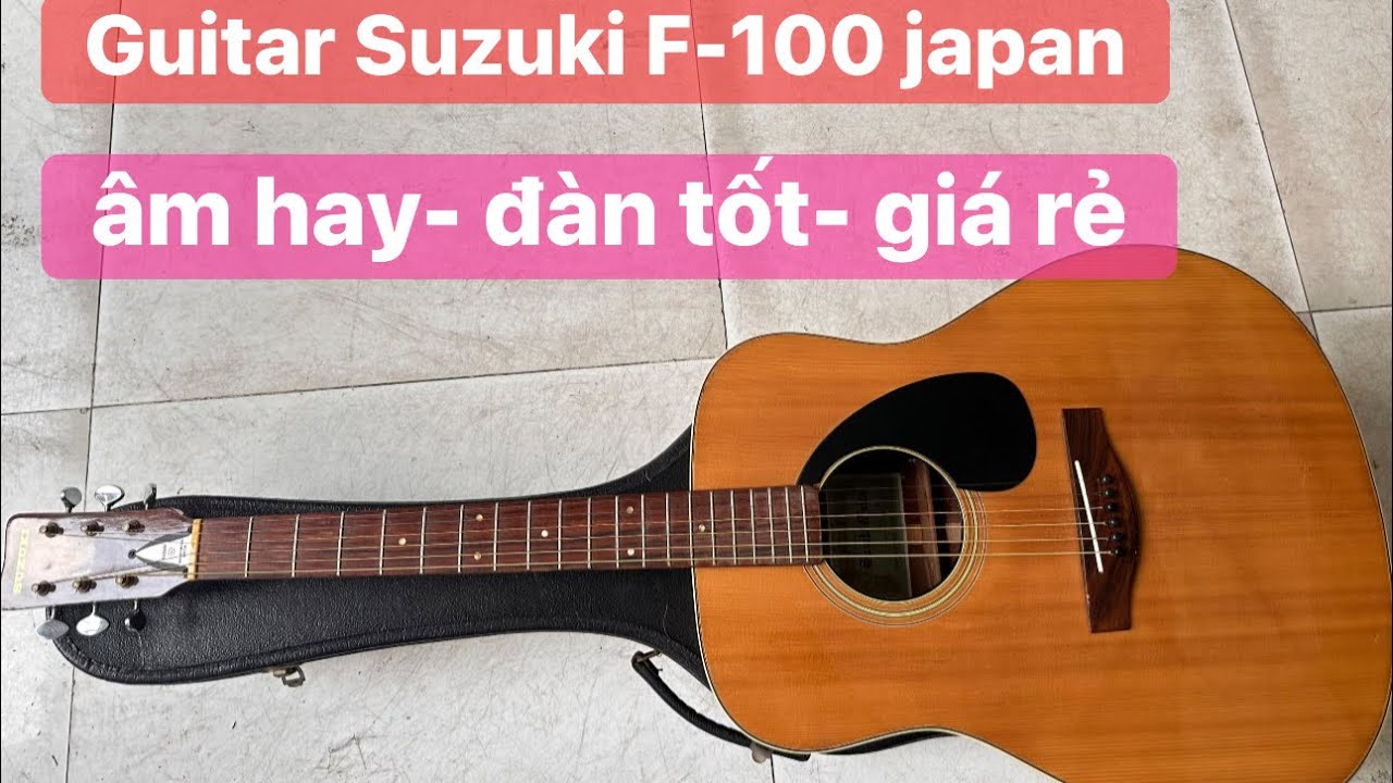 Suzuki F-100 guitar, made in Japan, great sound, good condition