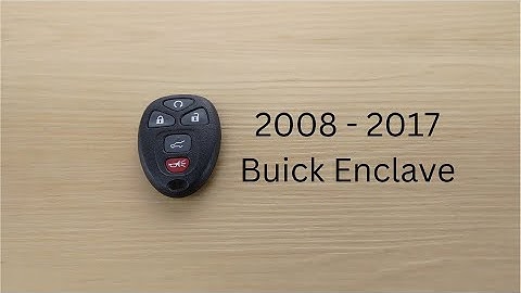 How To Replace or Change Buick Enclave Remote Key Fob Battery 2008 - 2014