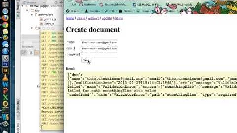 Do mongoDb with rockmongo