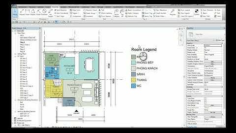 REVIT KIẾN TRÚC CĂN BẢN - 12.3 Chú thích phòng Phần 2