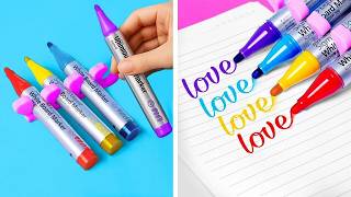 THESE SCHOOL HACKS WILL BLOW YOUR MIND 🔥 DIY Ideas Every Student Needs