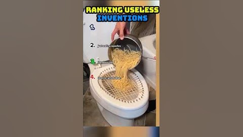 Ranking useless inventions 😂