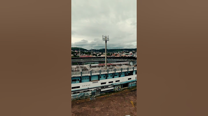 Estádio do Grêmio abandonado.