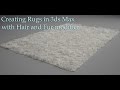 Creating Rugs in 3ds Max with Hair and Fur modifier