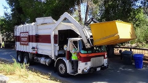 EDCO CWS Square Body Front Loader on Manual Greens !