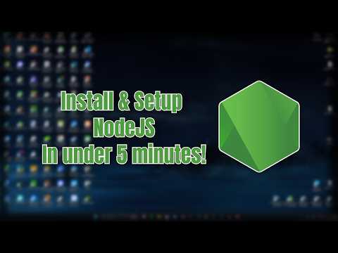 Install NodeJS in Under 5 Minutes! (Node JavaScript Installation Guide)