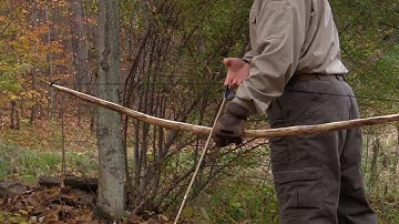 How to Build a Survival Bow - Instructional Video Sample