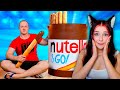 МЫ ПРИГОТОВИЛИ ОГРОМНУЮ Nutella Go ВЕСОМ В 50 КИЛОГРАММ - ВАНЗАЙ ( vanzai ) РЕАКЦИЯ