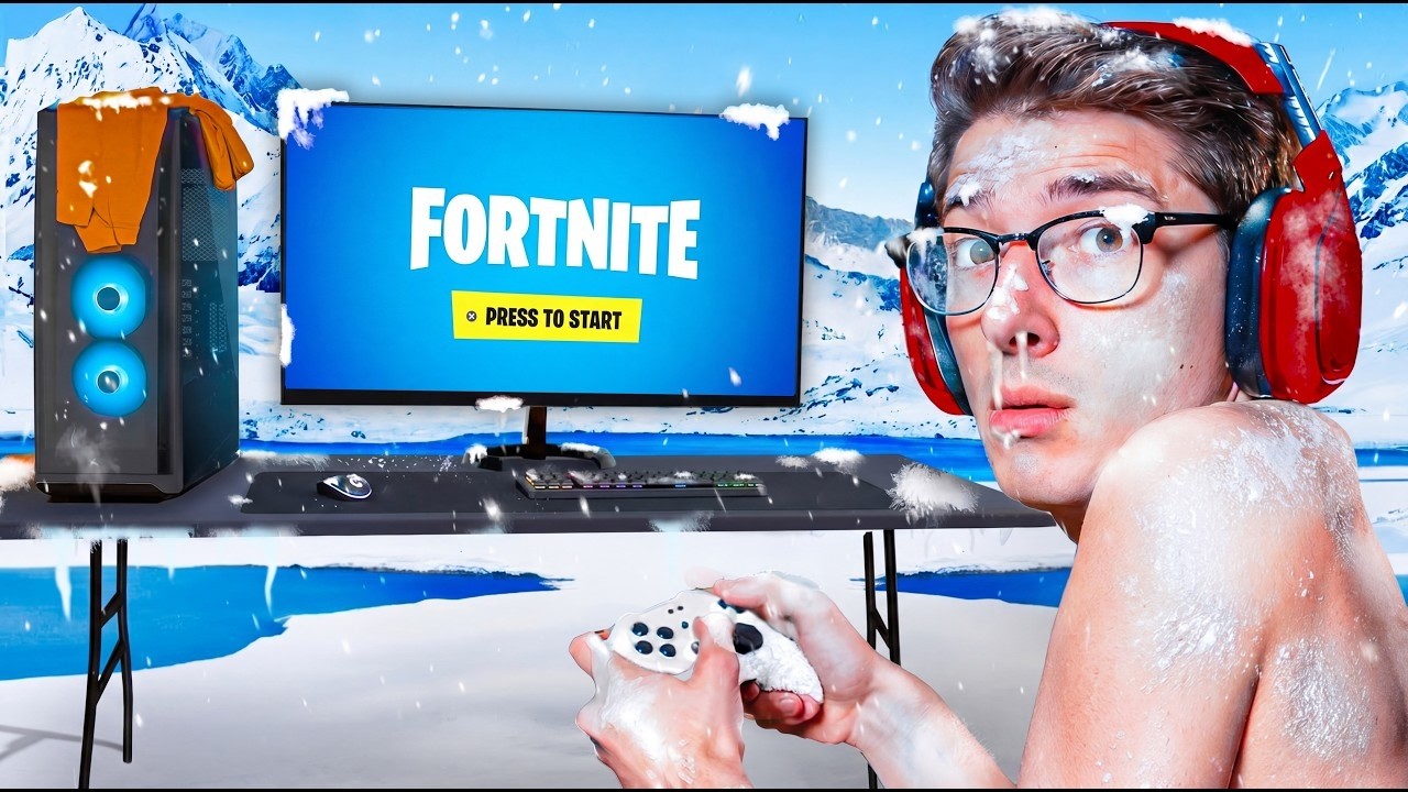 I Played Fortnite in a BLIZZARD