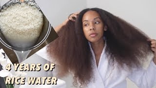 Rice Water for Fast Hair Growth | 4 Years caused Breakage & more