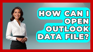 How Can I Open Outlook Data File? - TheEmailToolbox.com