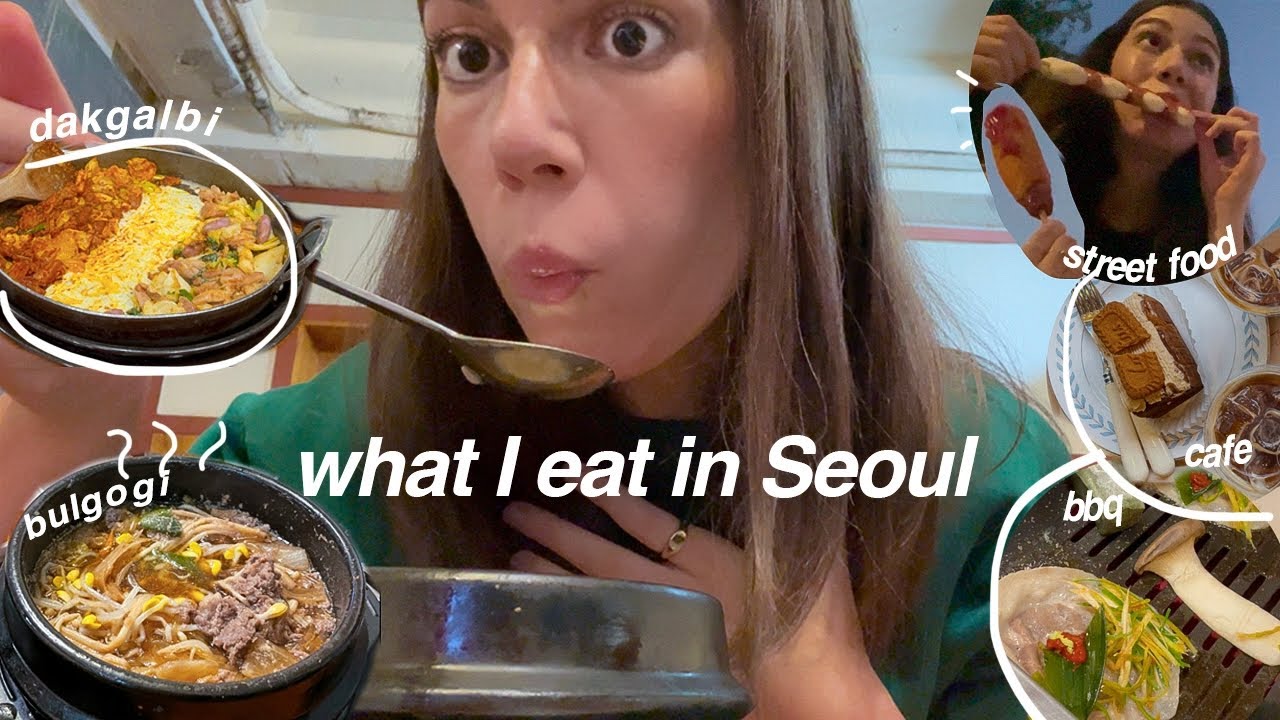 what I eat in a week in Seoul!🇰🇷 (realistic, w/ simple + easy homemade ...