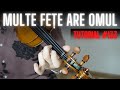 TUTORIAL VIOARĂ #133 🎻 MULTE FEȚE ARE OMUL by Alina Rus &amp; Cristi Nucă &amp; Gen. de Catifea (rezumat)