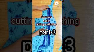 high neck collar part-3youtubeshort halterneck