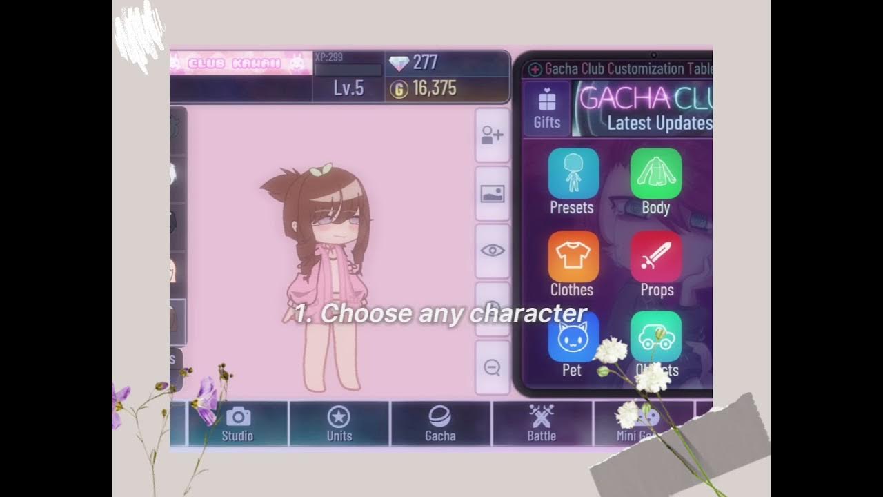 How to put props and furniture in gacha club! (EASY) YouTube