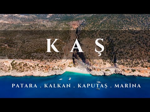 Kaş - Kalkan - Patara - Kaputaş Plajı, Antalya | Drone 4K