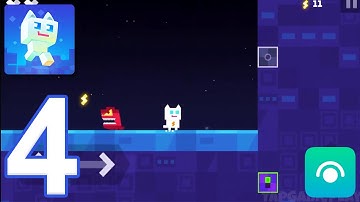 Super Phantom Cat - Gameplay Walkthrough Part 4 - Rainfall: Levels 1-3 (iOS)