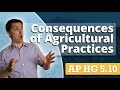 Consequences of agricultural practices ap human geography unit 5 topic 10