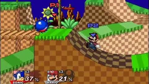 Super Smash Flash 2 Demo v0.8b: Event 2 (Sega and Nintendo Rivalry)