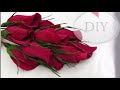 Розы из гофрированной бумаги 🌹 DIY paper rose 🌹 Cómo hacer rosas