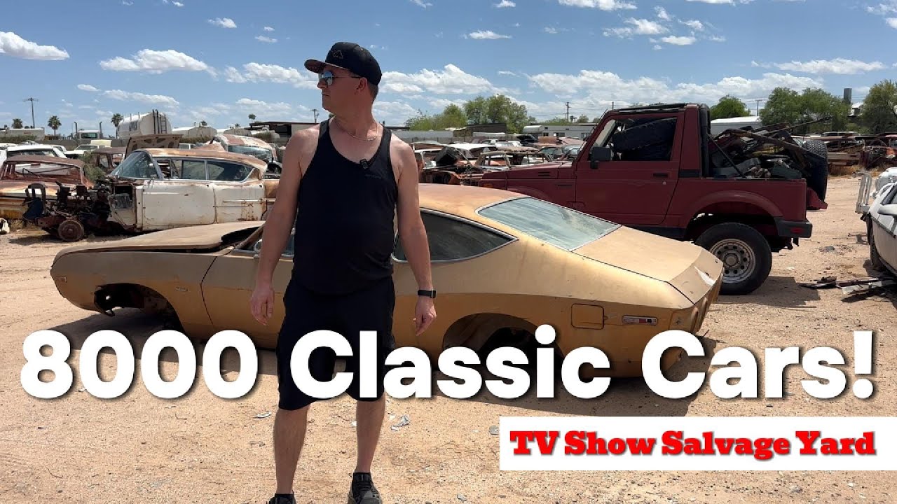 8000+ CLASSIC CARS at DESERT CAR KINGS Salvage Yard! Desert Valley Auto Parts tour!