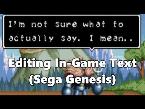 Editing Text in Sega Genesis Games using TEXTCRK