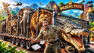 🐊 Giant Crocodile Attacks a Man! 😱 | Extreme Wildlife Transport Game screenshot 3
