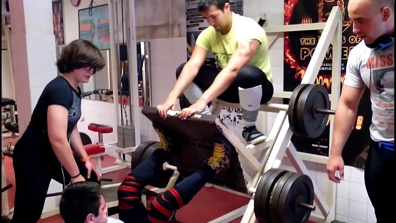 Leg press fail YouTube