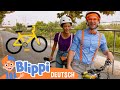 Blippi deutsch  fahrrad fahren lernen mit blippi  abenteuer unds fr kinder