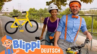 Blippi Deutsch - Fahrrad Fahren lernen mit Blippi | Abenteuer und Videos für Kinder