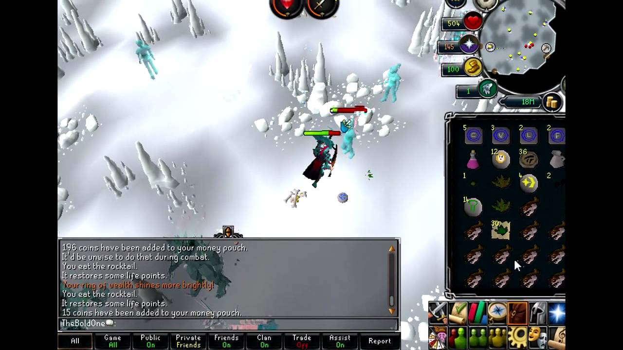 Runescape Rare Drop Table Reward - YouTube