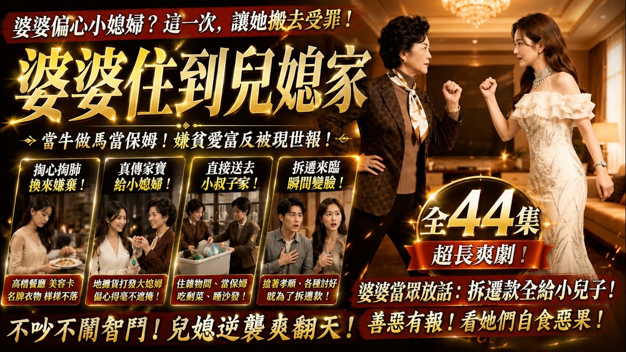 婆婆偏心小兒媳，住進她家後後悔了