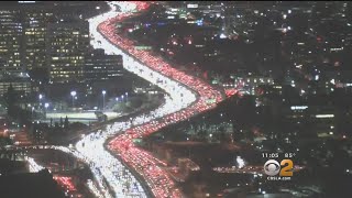 Worst Spot For Thanksgiving Travel Traffic Along 5 Freeway In La Mirada