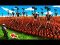 MOST POWERFUL UNIT vs 1,000,000 SIREN HEADS (Ultimate Epic Battle Simulator/UEBS Gameplay)