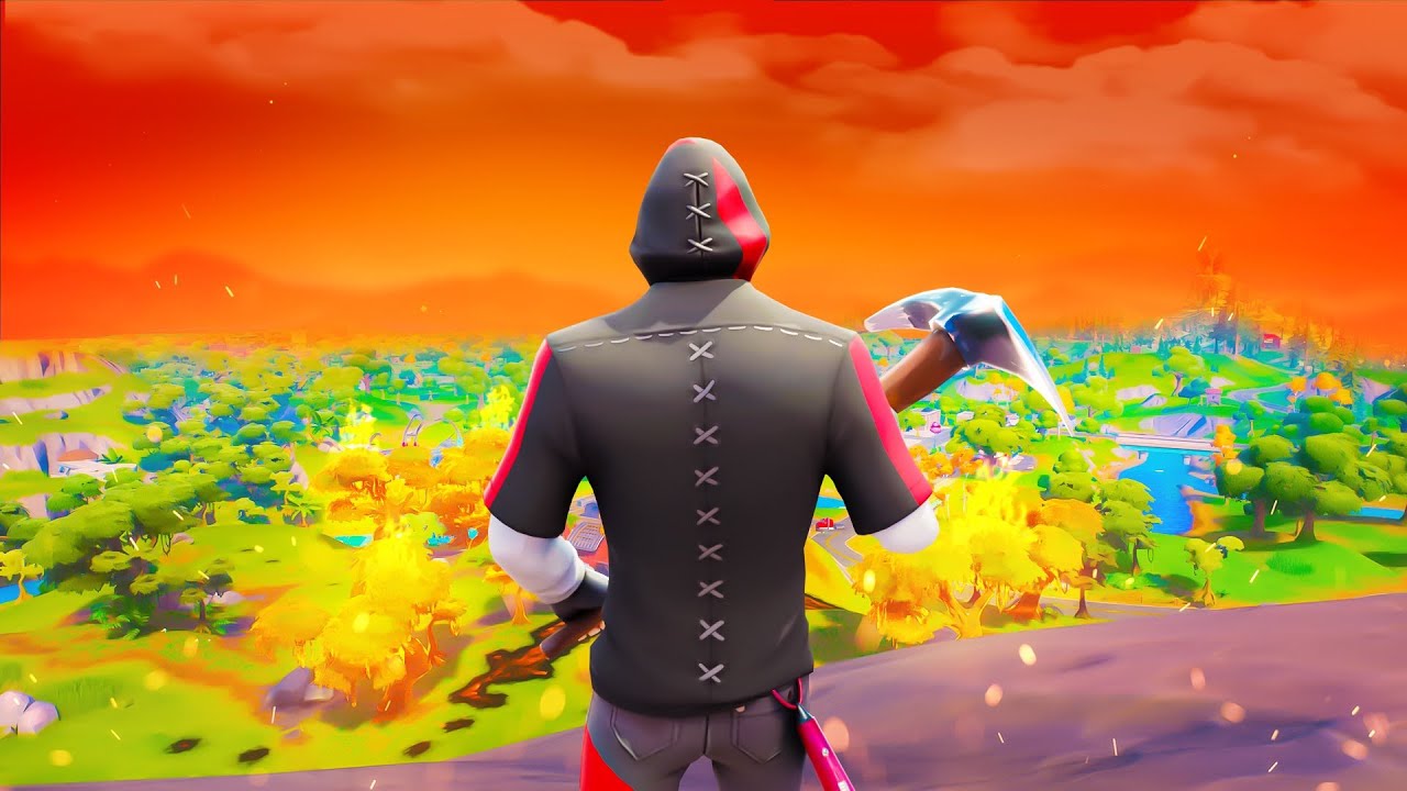 Fortnite but EVERYTHING is on fire…