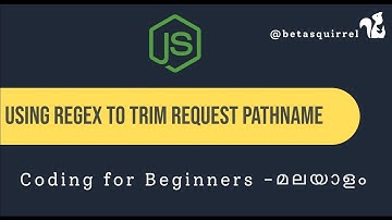 Node.js Custom Routing: Using Regex with HTTP and URL Modules #codingmalayalam