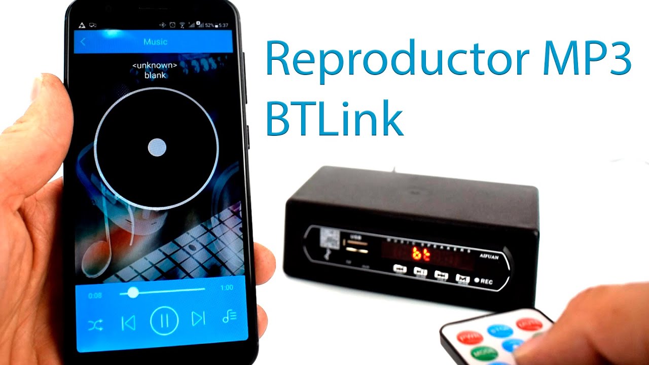 Reproductor Mp3 Bluetooth MIC - Moviltronics