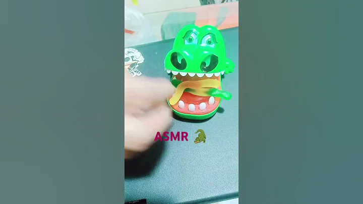 🌈🐛🐊 ASMR||NOISY CROCKEY ATE 5 GUMMY WORM'S CANDY#trending #toys #candy#asmr