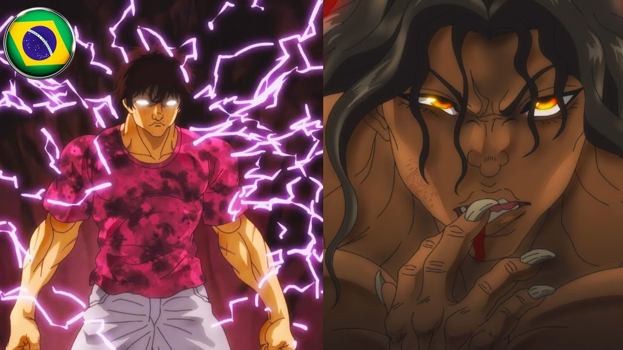 BAKI HANMA VS YUJIRO HANMA DUBLADO #bakivsyujiro #bakihanma #yujirohan