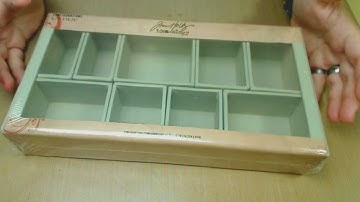 Tim Holtz Configuration Box Review/Project Part 1/2