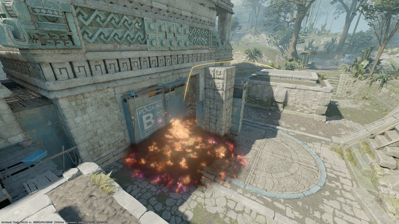 CS2 Ancient B Site Molly from Back Alley - YouTube