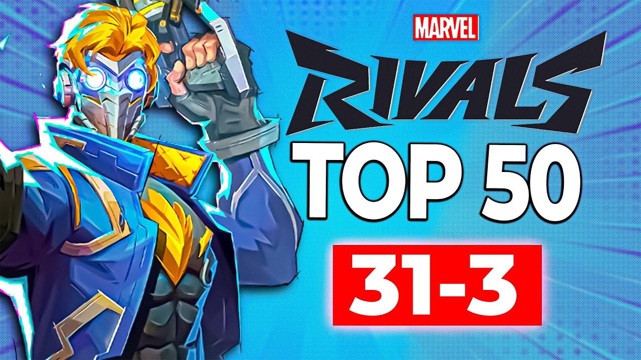 *TOP 50 RANKED* STARLORD MASTERCLASS TOP 500 GAMEPLAY | Marvel Rivals