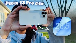 iPhone 13 Pro Max iOS 26.5 Review 🔥 Battery, Bugs & Performance Tested!