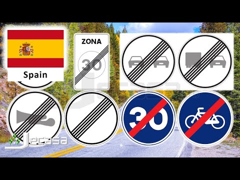 De-Restriction Traffic-Road Signs