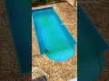 O que será que foi adicionado a essa piscina?? 🤔#piscinas #technology #verão