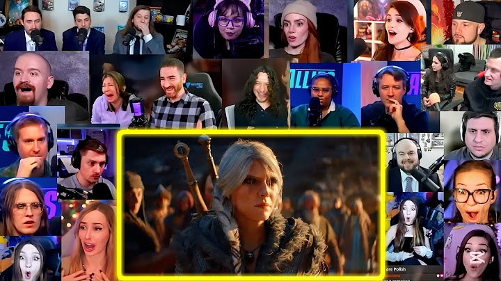 THE WITCHER 4  REVEAL TRAILER MEGA REACTION MASHUP | The GameAwards 2024